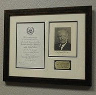 Dwight Eisenhower Inaugural Display