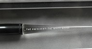 Lyndon Johnson Original Signing Pen Display