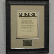 MURDER! Abraham Lincoln Assassination Broadside